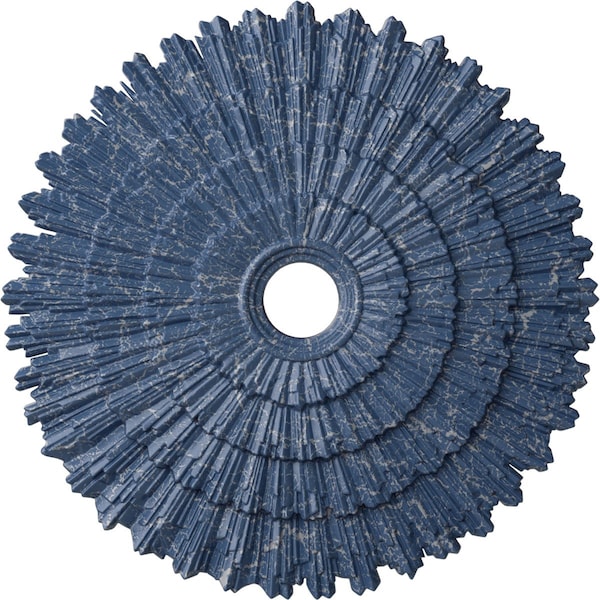 Ekena Millwork Eryn Ceiling Medallion (Fits Canopies up to 4"), 24 3/4"OD x 3 1/4"ID x 1 7/8"P, Americana Crackle CM24ENAMC - main